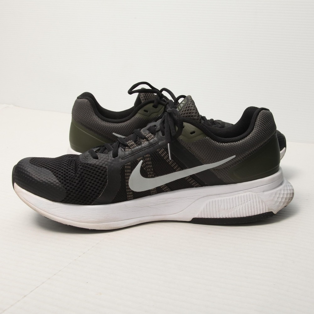 Nike Run Swift 2 Shoes Mens Size 14 Black Olive Gray Running Mesh CU3517-007 - Picture 9 of 14